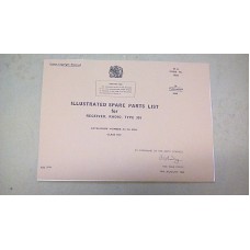 RECEIVER RADIO TYPE 301 SPARE PARTS CATALOGUE